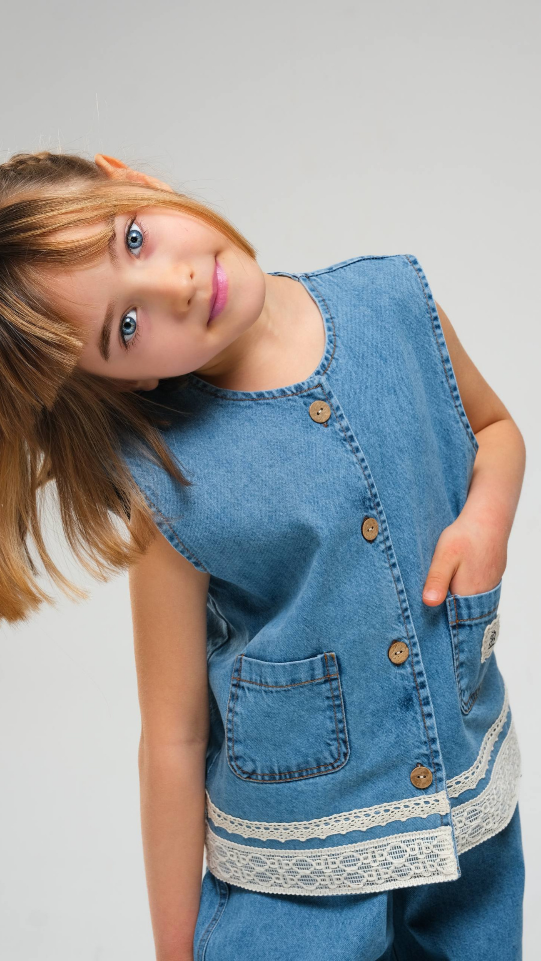 Little Denim Charm Set by NOV7 featuring small denim charms on a set of accessories, perfect for customizing your outfits.
