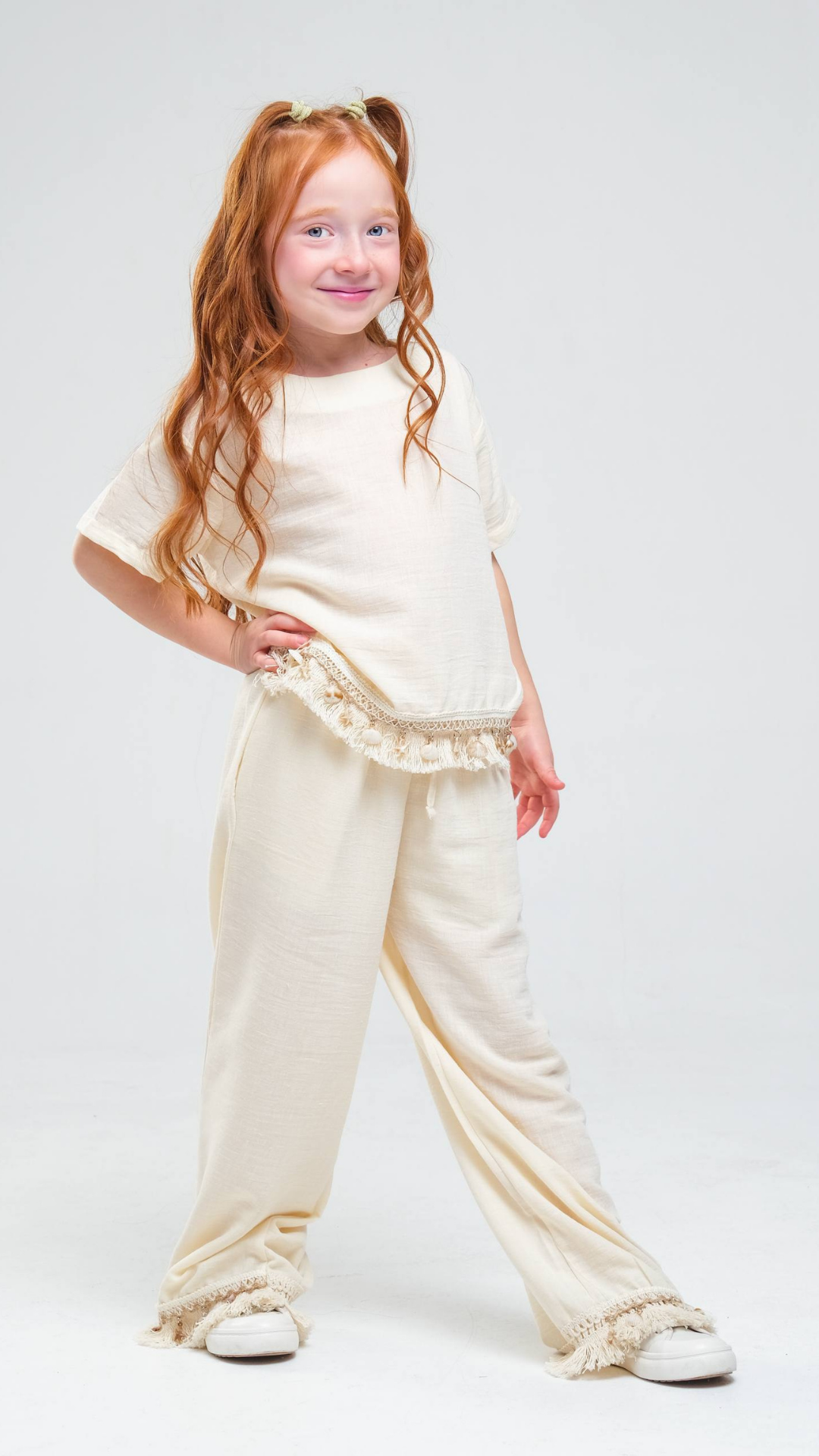 Seaside Breeze two-piece set by NOV7 featuring a stylish top and matching bottom in a breezy, casual fabric.