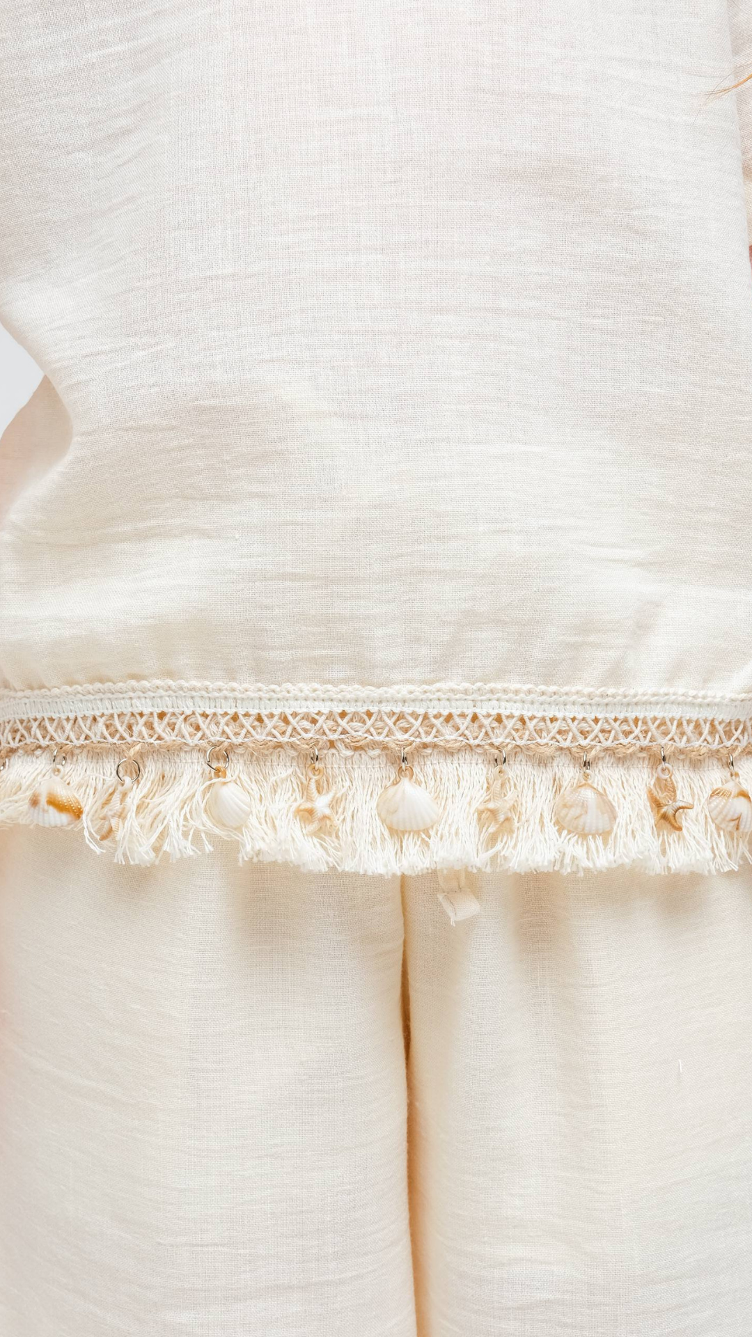 Seaside Breeze Two-Piece Set by NOV7 featuring a lightweight, breezy fabric with a relaxed fit and coastal-inspired design.
