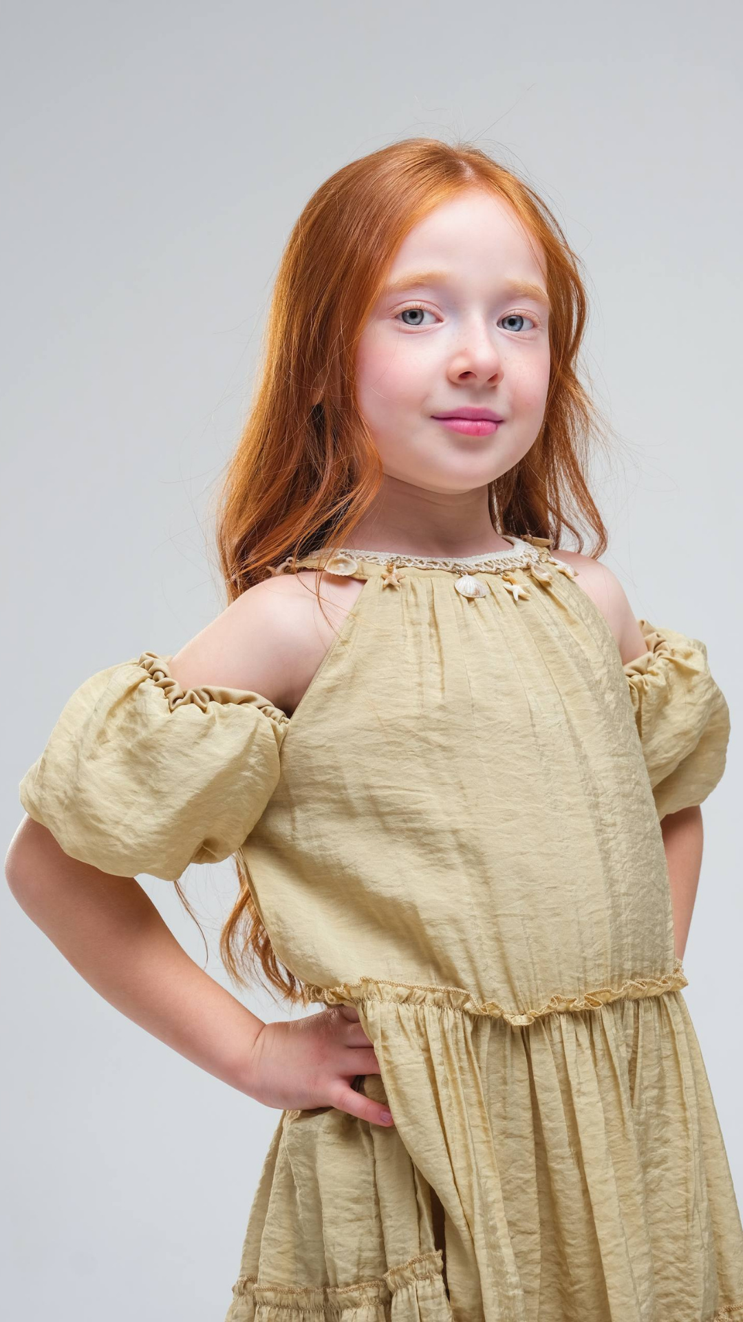 Light and flowy Seashell Breeze Dress by NOV7 featuring a delicate seashell print and a relaxed summer style.