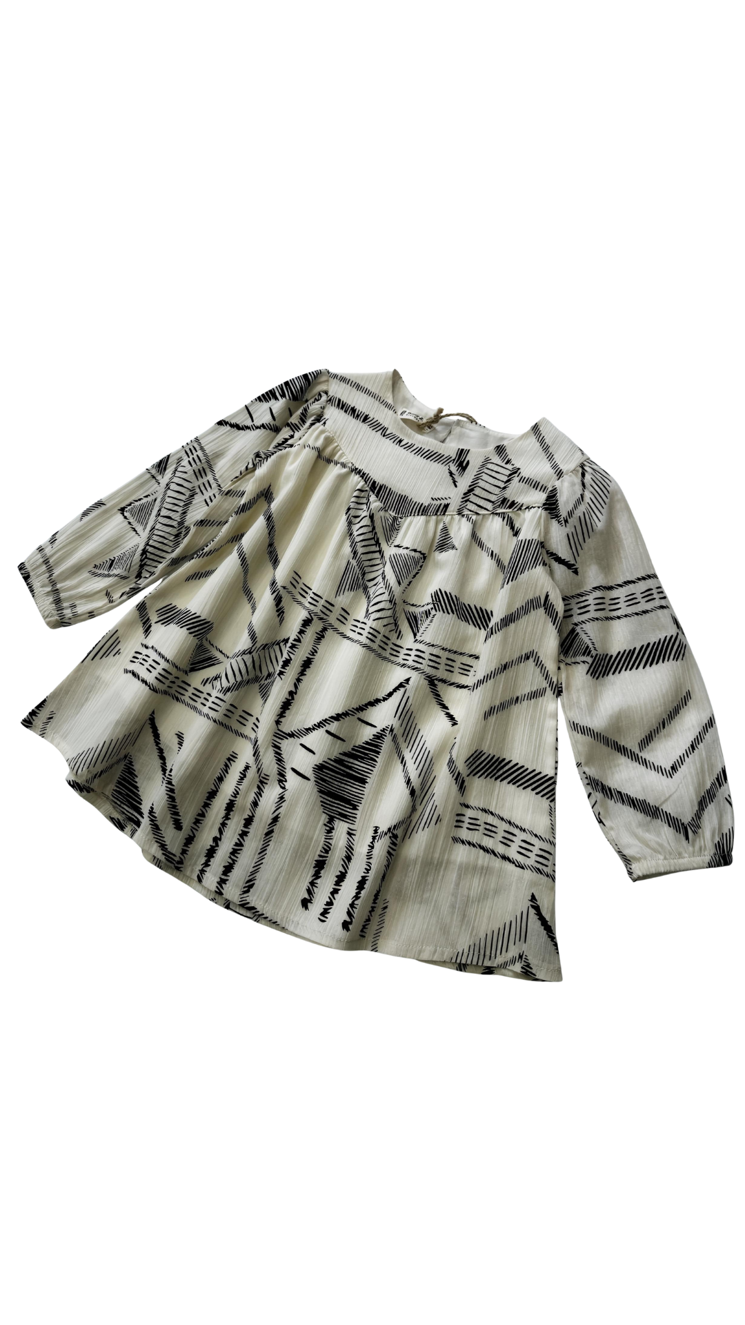 Ivory Bobby Jr Kids Wear Muse dress for girls, featuring a stylish and elegant design suitable for special occasions.