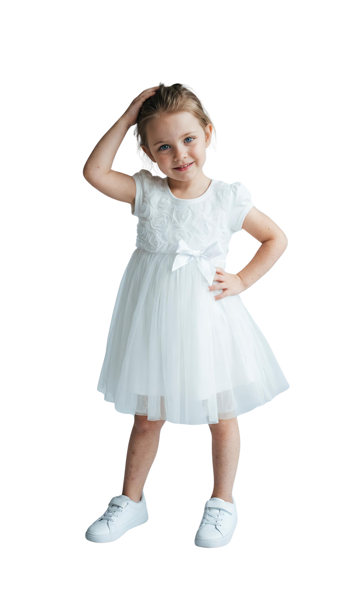 Celeste Bloom Tulle Dress by BREEZE-ZEYTİNBURNU featuring a flowy, layered tulle fabric in soft pastel colors.