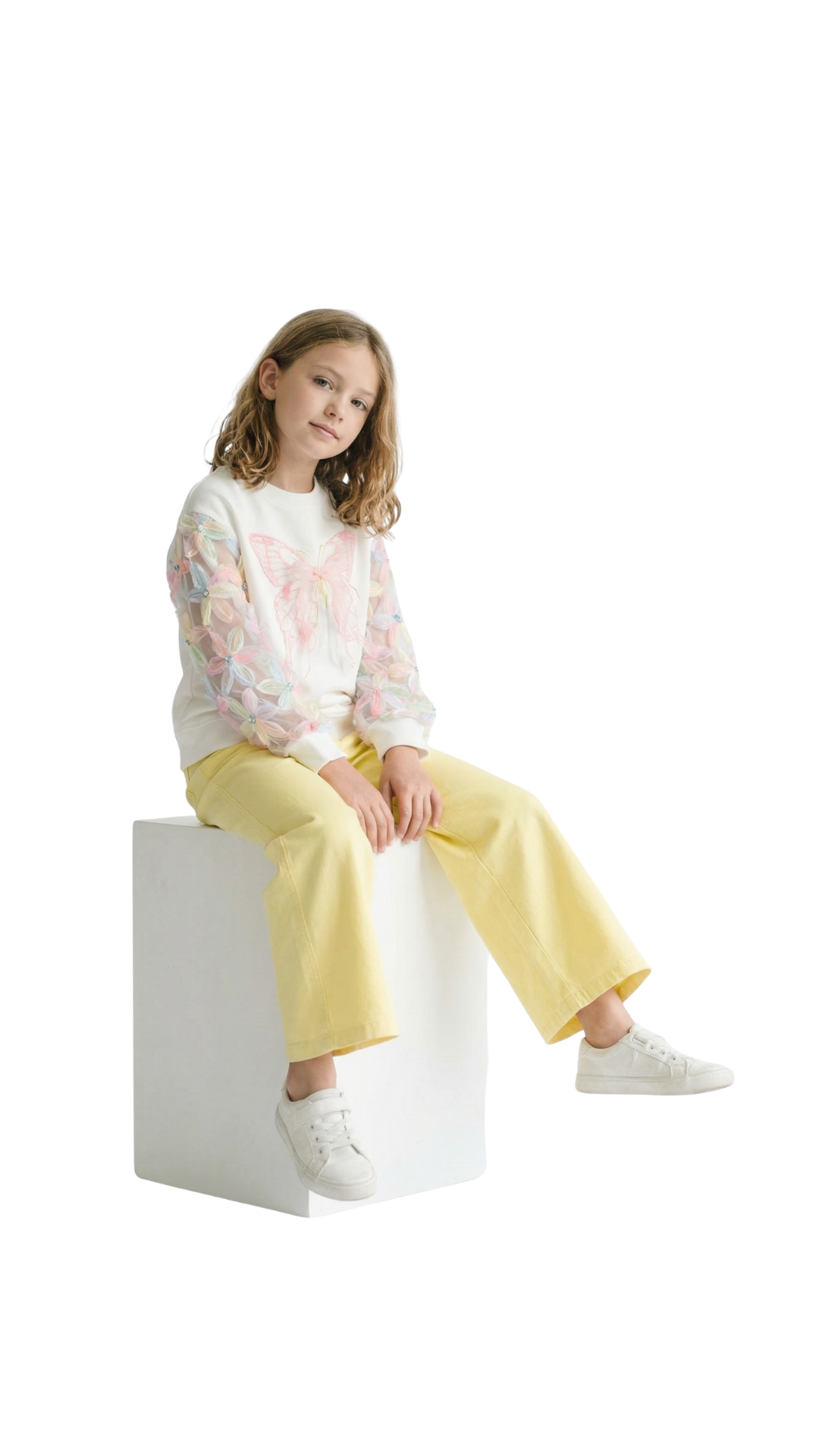 Little Star Pastel Butterfly Dream Set featuring soft pastel colors and butterfly-themed accessories arranged on a flat surface.