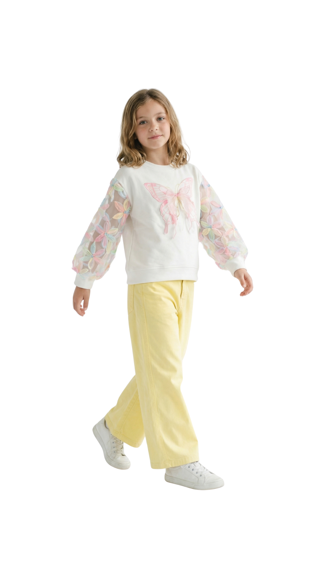 Pastel Butterfly Dream Set by Little Star, a colorful clothing set featuring pastel butterfly patterns and soft fabric.