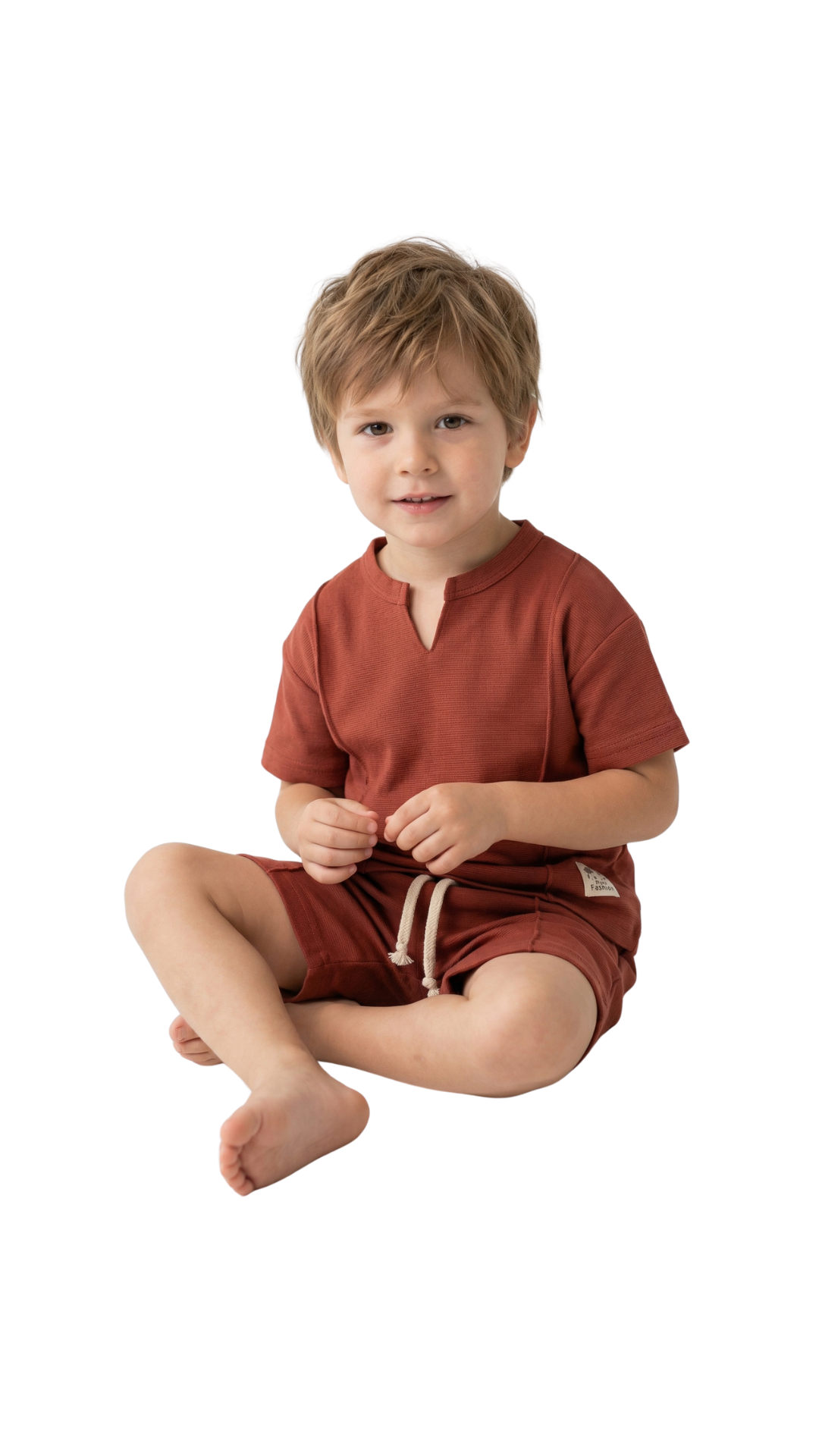 Sage Adventure Set for kids by Bobby Jr Kids Wear, includes a matching top and bottoms with playful, durable fabric.