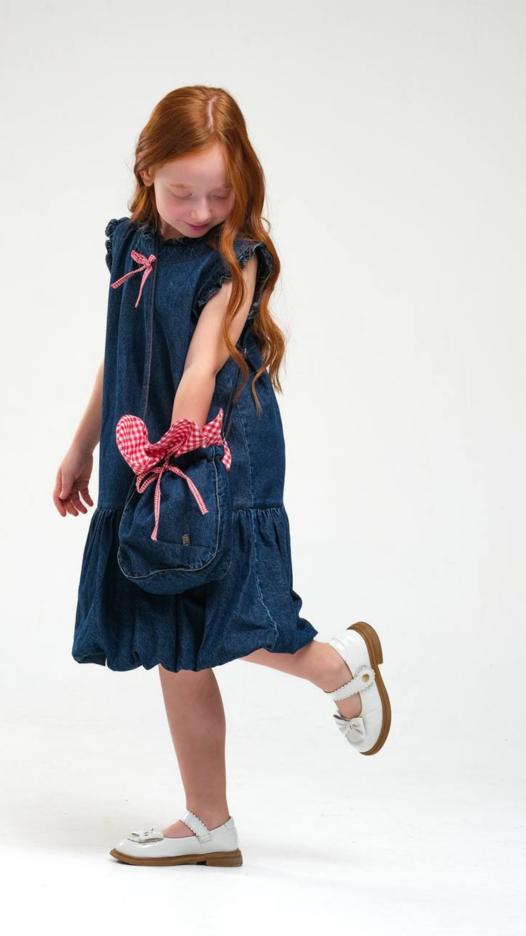Denim Darling dress by NOV7 featuring a casual, stylish denim dress with a fitted silhouette and classic design.