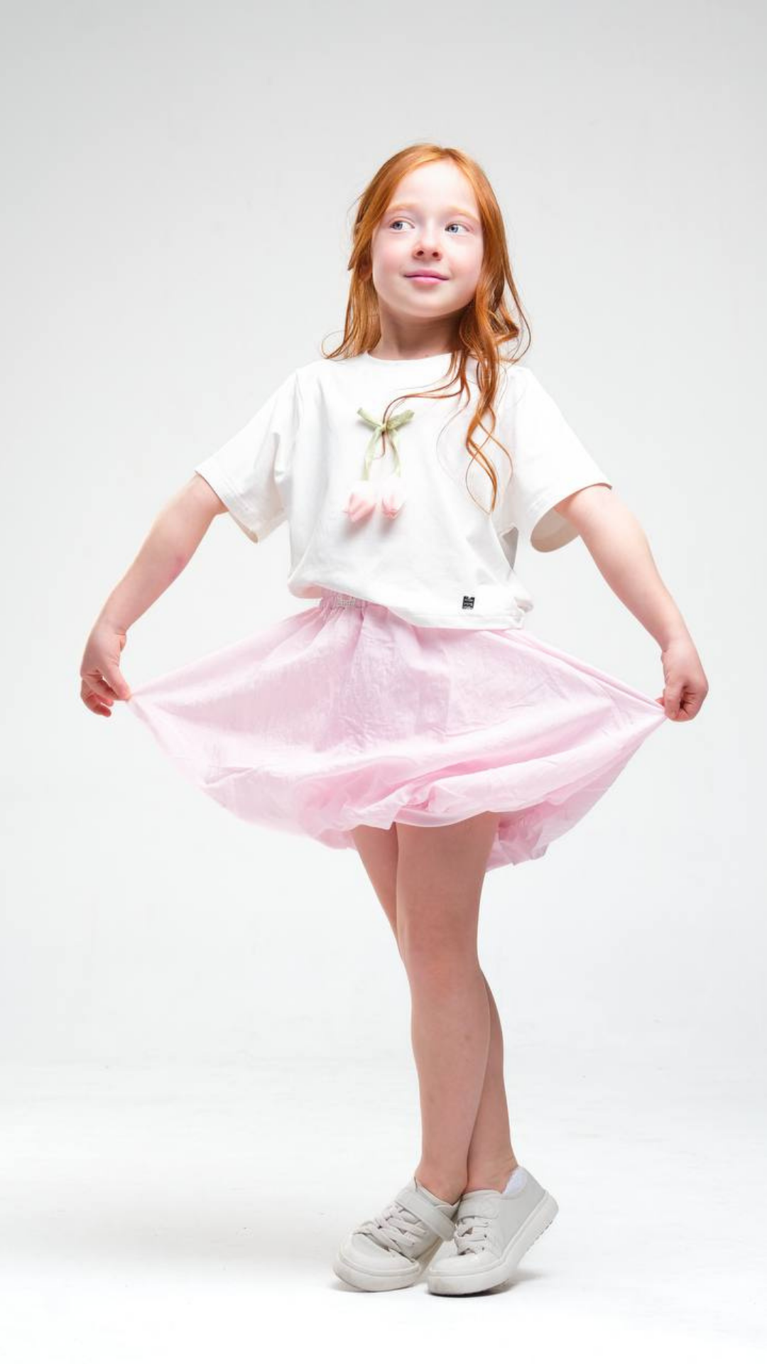 Petal Bloom Skirt Set by NOV7 featuring a floral print skirt and matching top for stylish, coordinated petal-inspired fashion.