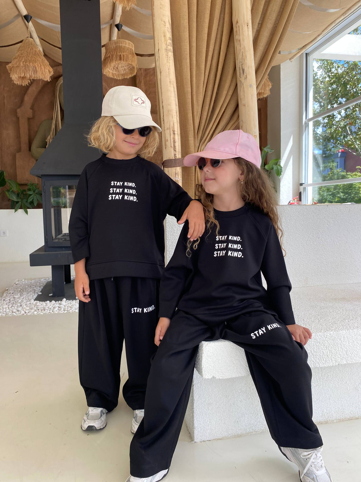 Stay Kind Relaxed Two-Piece Set