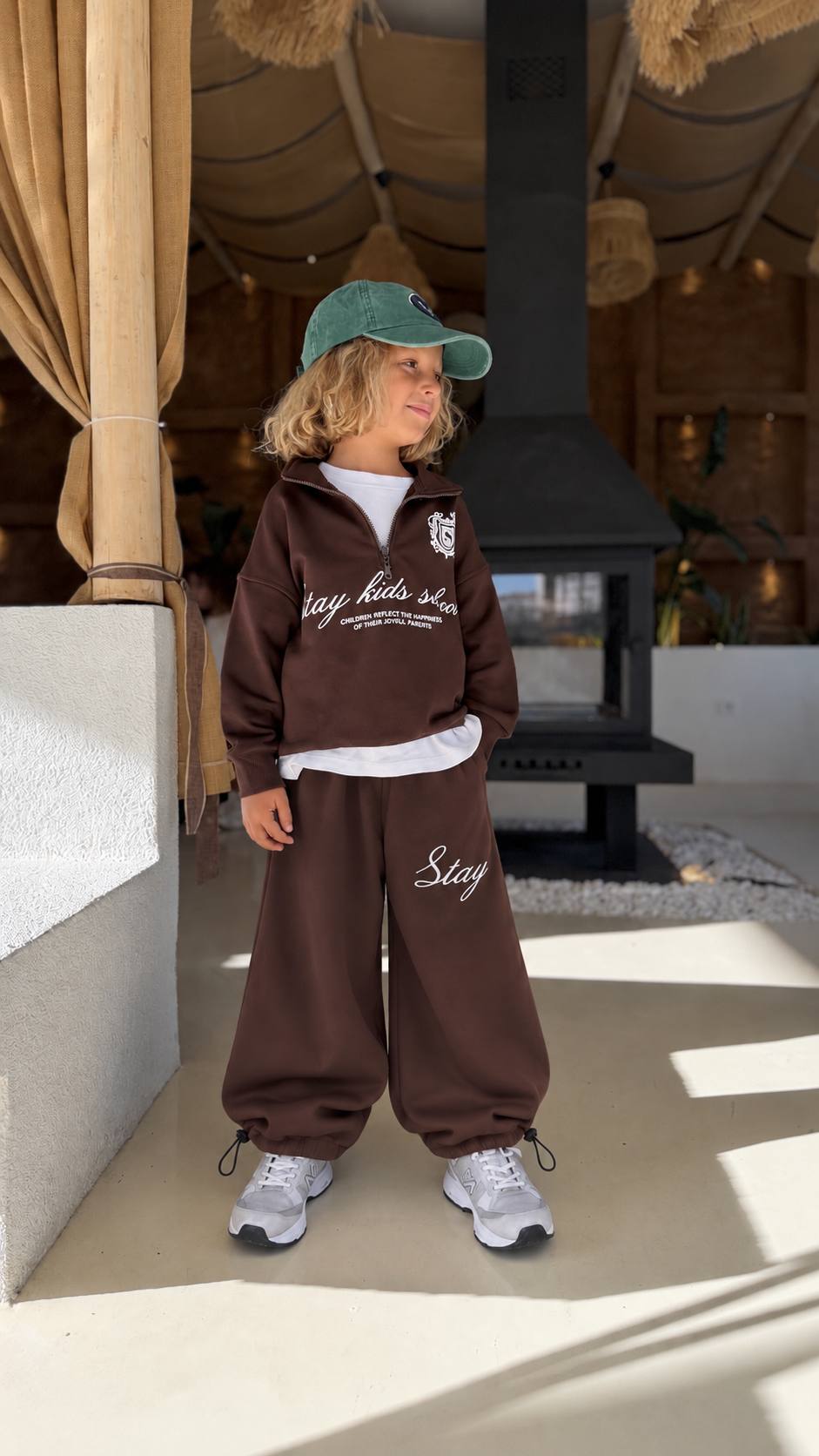 Stay Kids Quarter-Zip Set