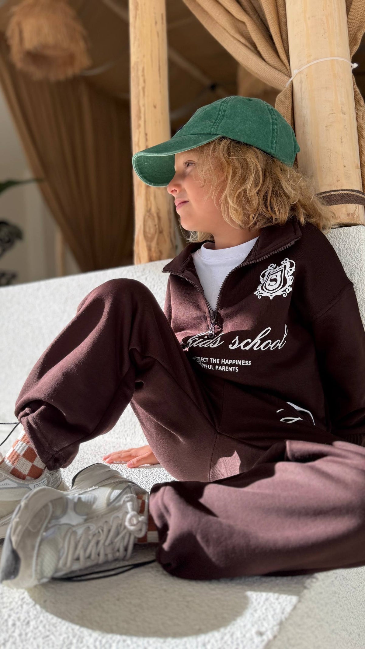 Stay Kids Quarter-Zip Set