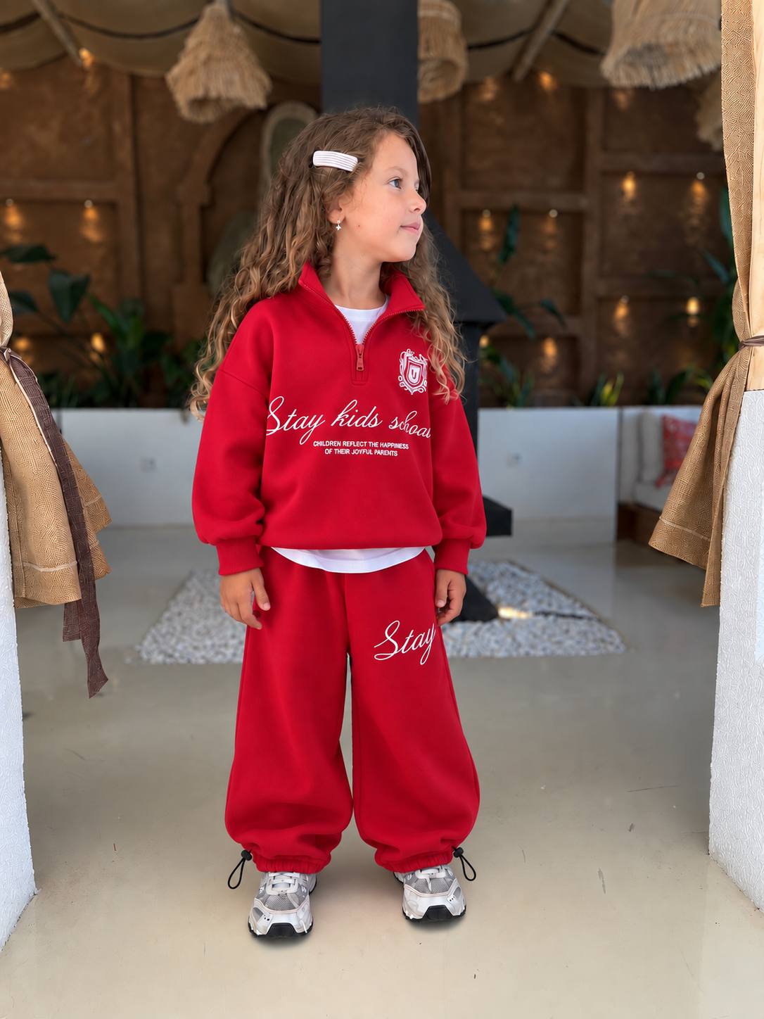 Stay Kids Quarter-Zip Set