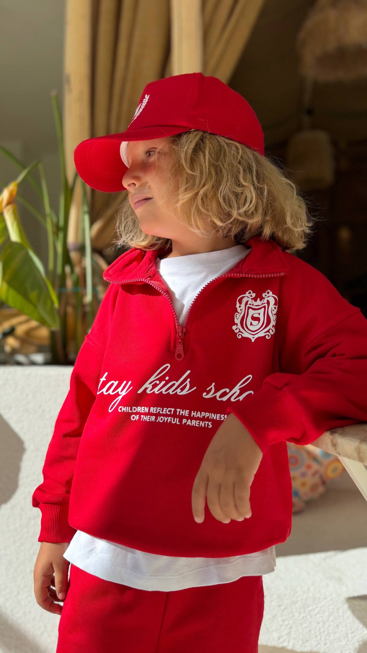 Stay Kids Quarter-Zip Set