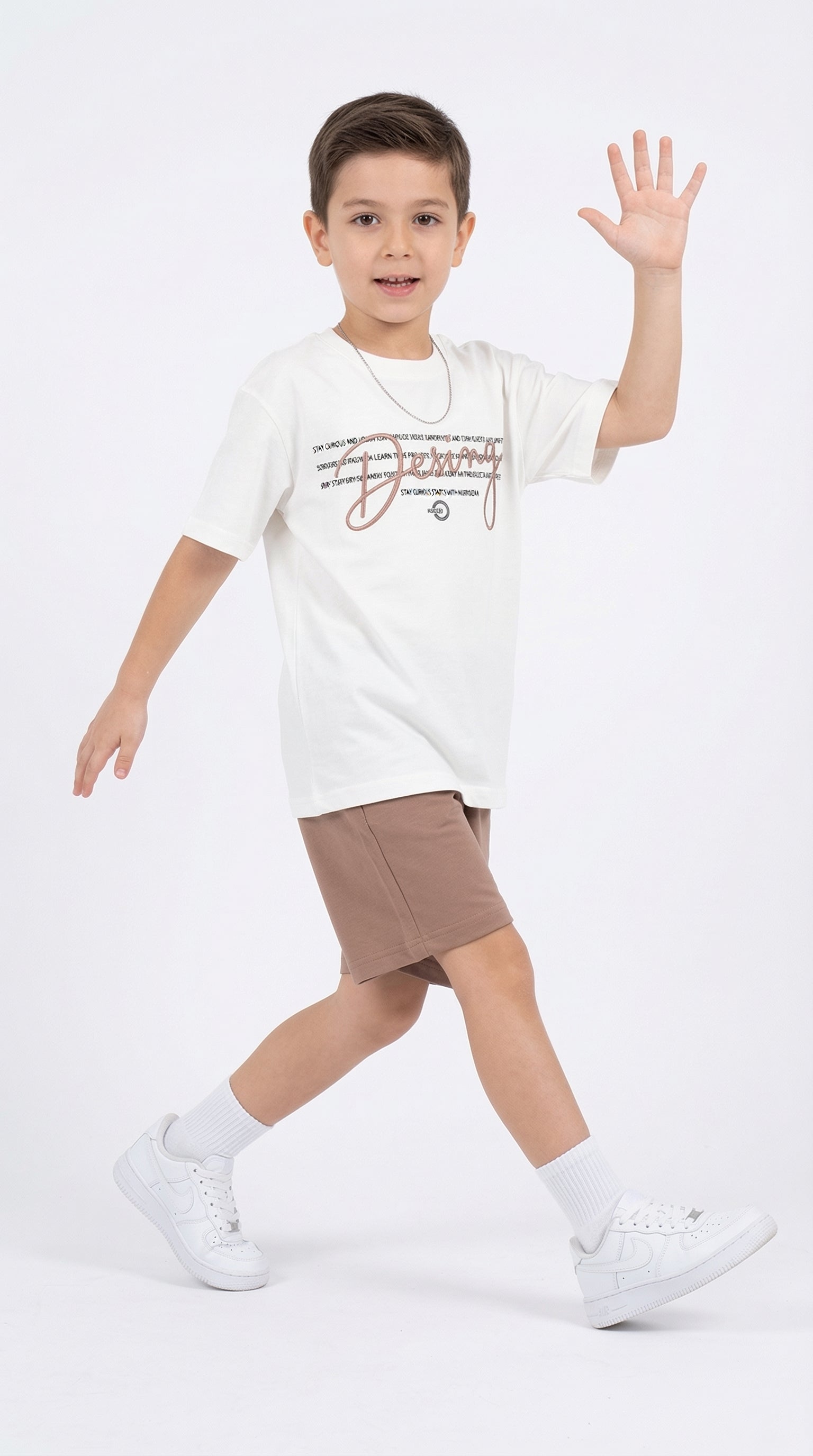 Kids wearing the Kocak Kids Signature Comfort Set, a stylish and cozy matching clothing set for children.
